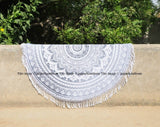 Pari Round Beach Towel-Jaipur Handloom