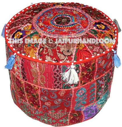 Parra Ottomans & Poufs - 18X13 inches-Jaipur Handloom