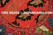 Patchwork Cocktail Ottoman-Jaipur Handloom