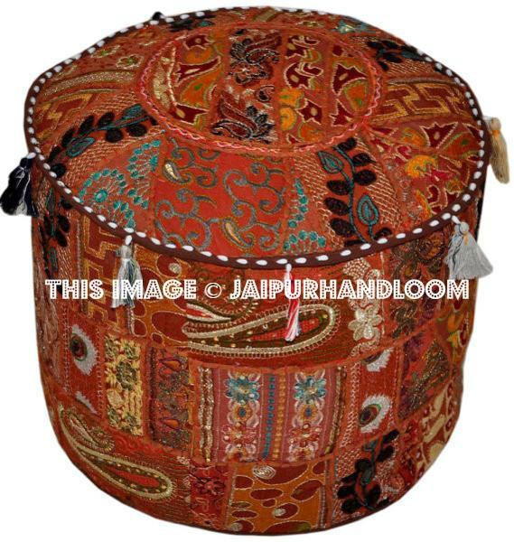 Patchwork Ottomans