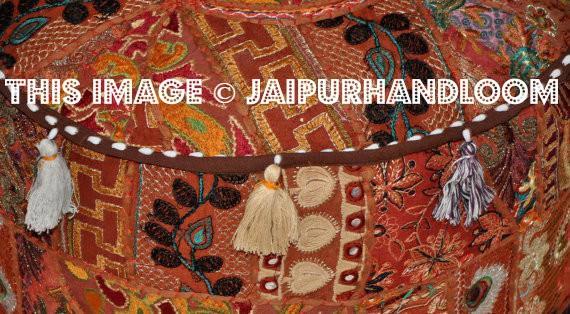 Patchwork Ottomans