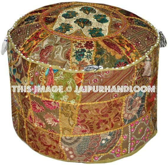 Patio Ottomans |  Jaipur Handloom