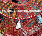 Penrith Pouffe - 18X13 inches-Jaipur Handloom