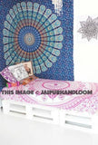 Pink Ombre Tapestry Mandala Tapestry Wall Hanging Hippie Bedding-Jaipur Handloom