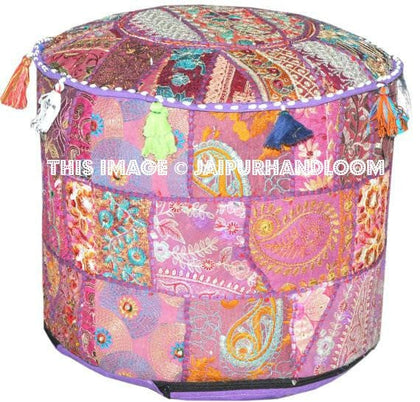 Pouf Ottomans on JaipurHandloom - Pouf Footstool-Jaipur Handloom