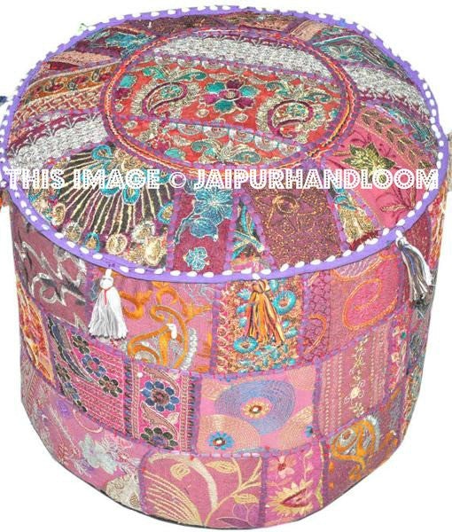 Pouf Ottomans on JaipurHandloom - Pouf Footstool-Jaipur Handloom