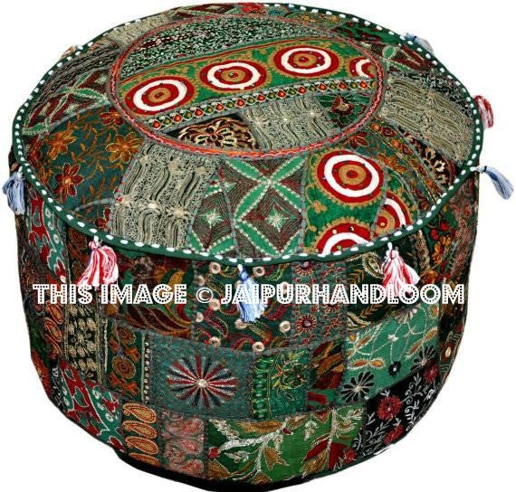 Pouf Stools‎-Jaipur Handloom