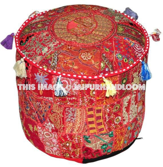 Pouf at JaipurHandloom- Wide range of Bedroom Linen & More-Jaipur Handloom