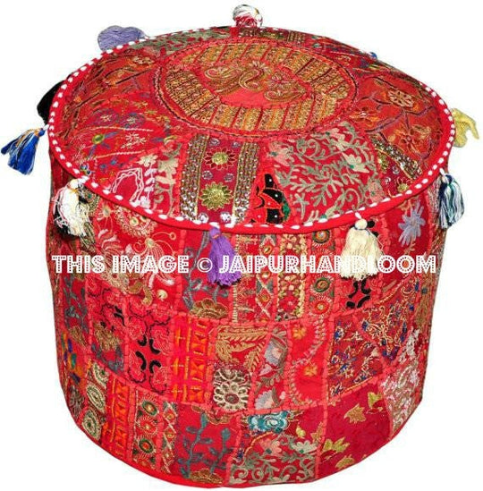 Pouf at JaipurHandloom- Wide range of Bedroom Linen & More-Jaipur Handloom