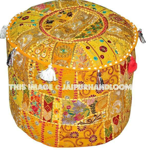 Pouffes at jaipurHandloom-Jaipur Handloom