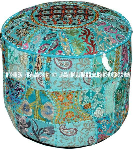 Poufs Pouffes Ottomans || Jaipur Handloom