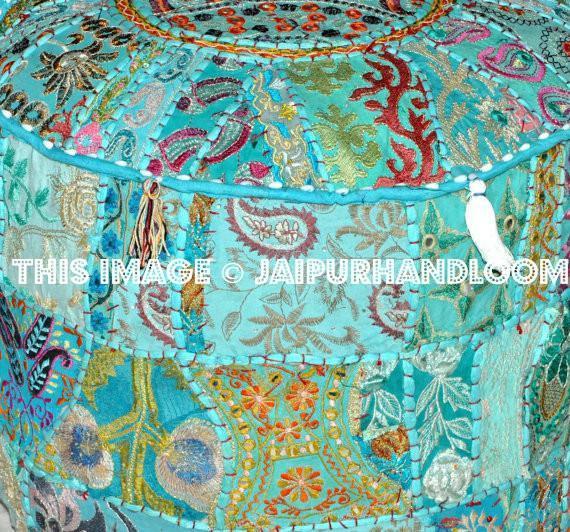 Poufs Pouffes Ottomans || Jaipur Handloom