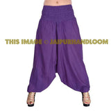 Purple Yoga Legging Belly Dance Pants Maternity Pants Beach Pants