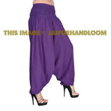 Purple Yoga Legging Belly Dance Pants Maternity Pants Beach Pants