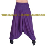Purple Yoga Legging Belly Dance Pants Maternity Pants Beach Pants
