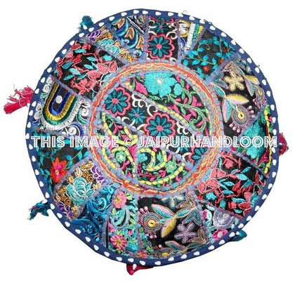 Quean Pouf ottomans - 18X13 inches-Jaipur Handloom