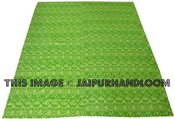 Queen Ikat Kantha Quilt, Kantha Quilt, Ikat Quilt, Ikat Blanket Throw, Kantha Blanket Throw, Ikat Kantha Bed Cover, Gren Blanket