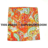 Queen Kantha Quilt In Red paisley Kantha Bed Cover