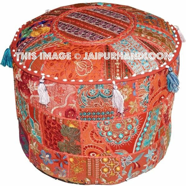 Randwick Poufs - 18X13 inches-Jaipur Handloom