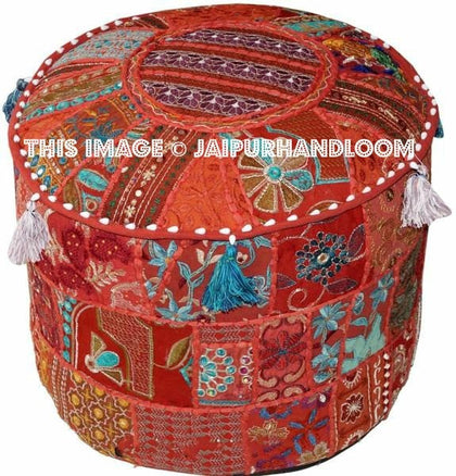 Randwick Poufs - 18X13 inches-Jaipur Handloom