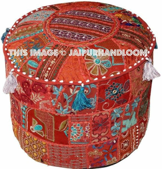 Randwick Poufs - 18X13 inches-Jaipur Handloom