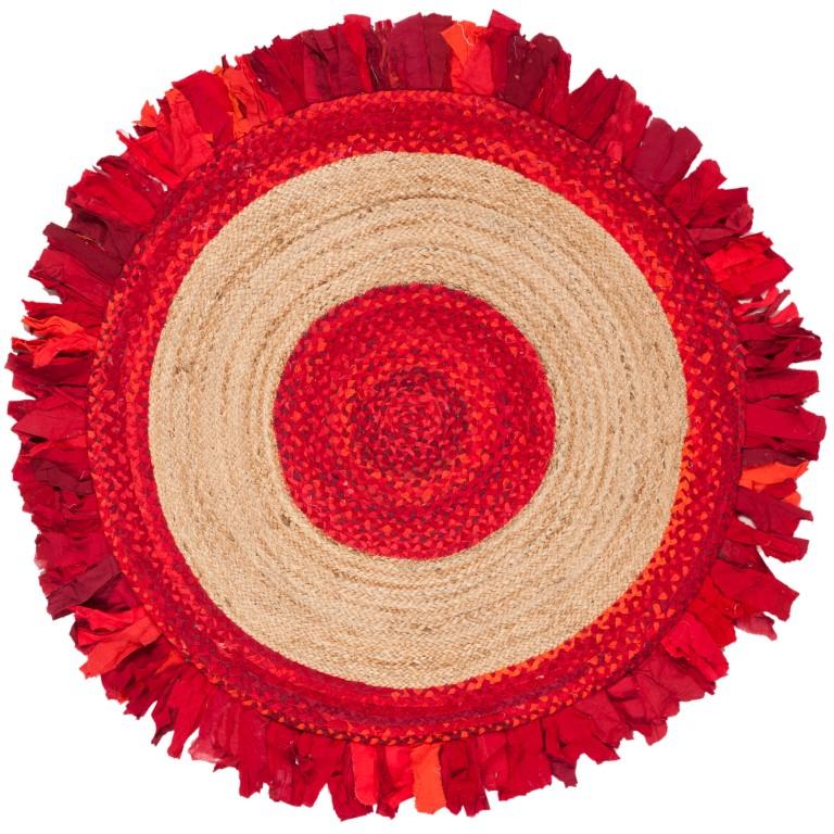 4 X 4 braided area rug for kitchen
