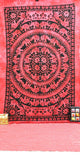 Red Elephant Mandala Tapestry Boho Psychedelic Tapestries Dorm Decor-Jaipur Handloom