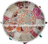 Redcliffe Ottomans & Poufs - 22X12 inches-Jaipur Handloom