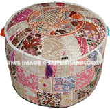 Redcliffe Ottomans & Poufs - 22X12 inches-Jaipur Handloom