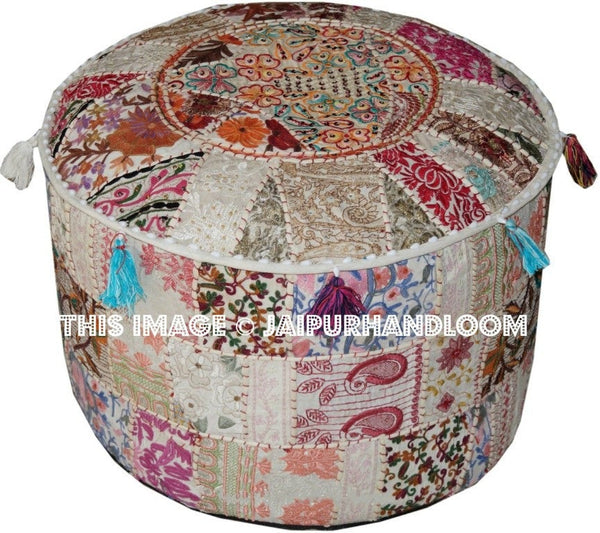 Redcliffe Ottomans & Poufs - 22X12 inches-Jaipur Handloom