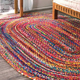3 X 5 chindi office area carpet rug