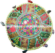 Rockdale Pouffe - 18X13 inches-Jaipur Handloom