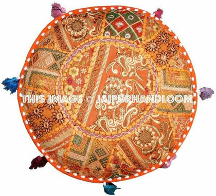 Ryde Pouf ottomans - 18X13 inches-Jaipur Handloom