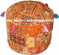 Ryde Pouf ottomans - 18X13 inches-Jaipur Handloom