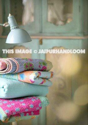 Sari Throws kantha Blankets wholesale set of 5-Jaipur Handloom