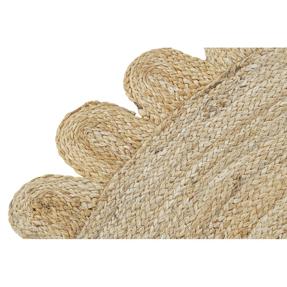 Scallop Round Jute Rug, Bohemian Rug, Natural Eco Friendly Rug Boho Decor Rug, Area Rug, Handwoven Jute Rug, Custom Rug, Decorative Rug