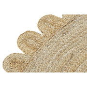 Scallop Round Jute Rug, Bohemian Rug, Natural Eco Friendly Rug Boho Decor Rug, Area Rug, Handwoven Jute Rug, Custom Rug, Decorative Rug