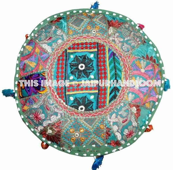 Shellharbour Ottomans & Poufs - 18X13 inches-Jaipur Handloom