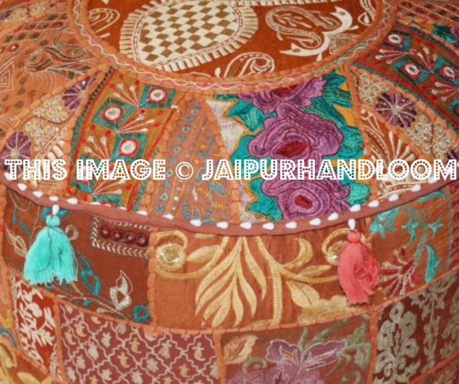 Shepparton Pouf ottomans - 22X12 inches