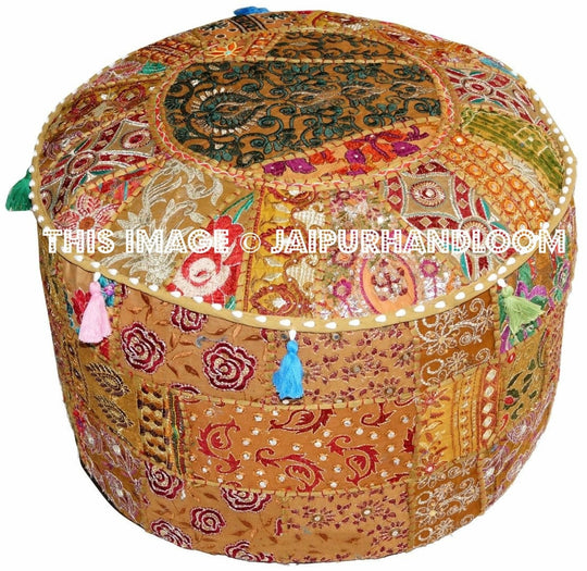 Shoalhaven Poufs - 22X12 inches-Jaipur Handloom