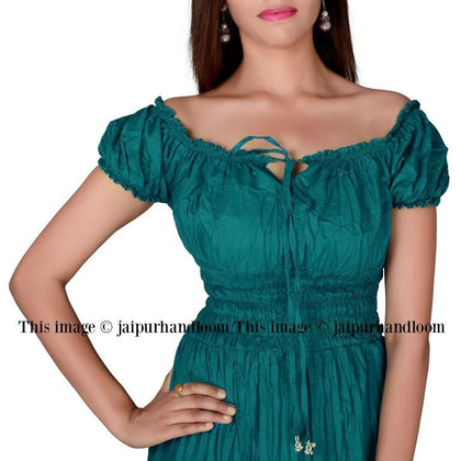 Shop maxi & long dresses wedding dress summer beach gown-Jaipur Handloom