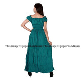 Shop maxi & long dresses wedding dress summer beach gown-Jaipur Handloom
