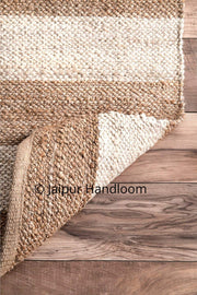 Natural Jute Braided Rugs Indian Hand Woven Floor Mat 2X8 ft-Jaipur Handloom