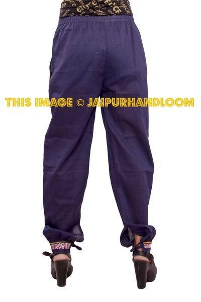 Summer Cotton Pants Baggy Loose Palazzo Pants Beach Wear Pants