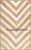Superior Hand Woven Natural Fiber Reversible Braided Jute Area Rug 4X6 ft-Jaipur Handloom