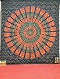Mandala Indian Bed cover cheap dorm room bedding bed cover-Jaipur Handloom