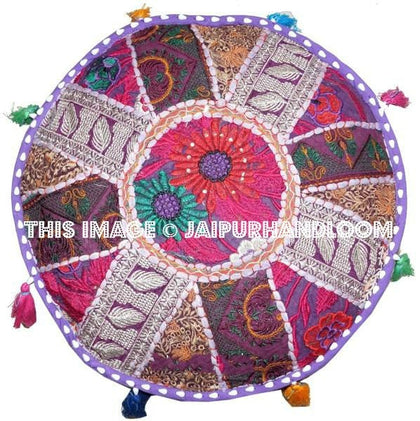 Taree Ottomans & Poufs - 18X13 inches-Jaipur Handloom