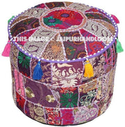 Taree Ottomans & Poufs - 18X13 inches-Jaipur Handloom