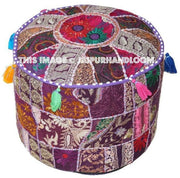 Taree Ottomans & Poufs - 18X13 inches-Jaipur Handloom