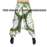 Thai Tie Dye Harem Pants Wide Leg Yoga Legging Burning Man Pants